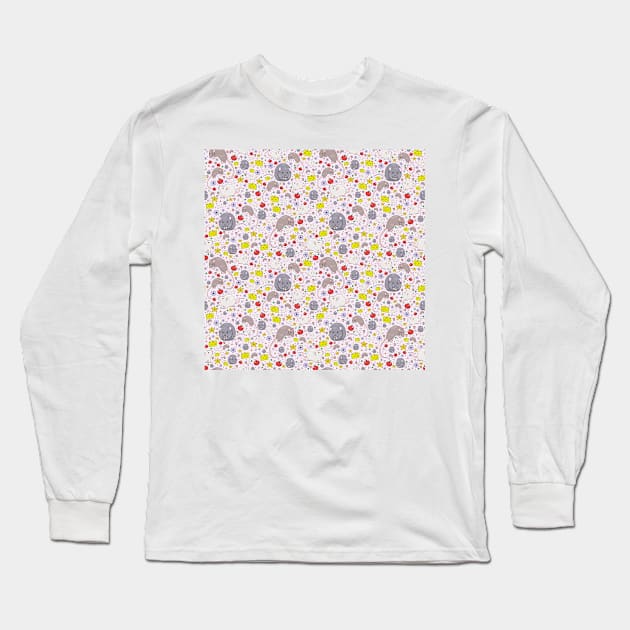 Fancy Rats Long Sleeve T-Shirt by nemki